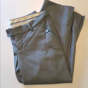 Awesome early 2000s AF stretch wool cropped pants